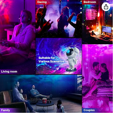 proyector astronauta sentado